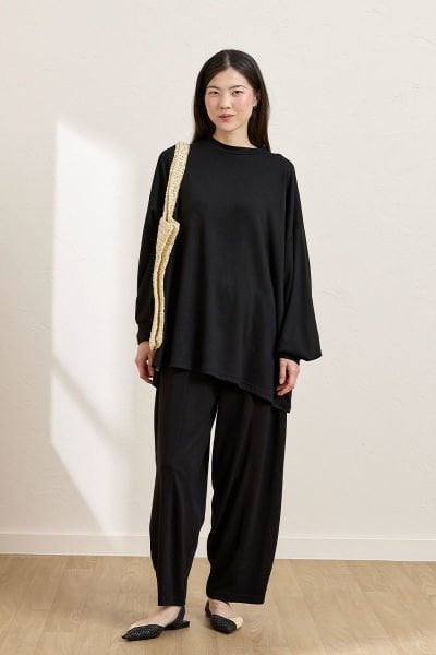 Siyah Oysho Şalvar Takım