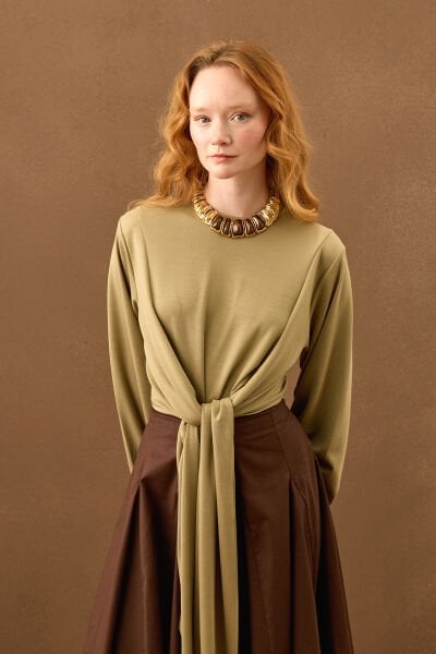 Çağla Oysho Bağlamalı Bluz