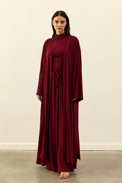 Bordo Viskon Kimono