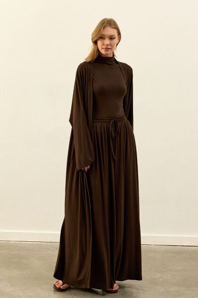Acı Kahve Viskon Kimono
