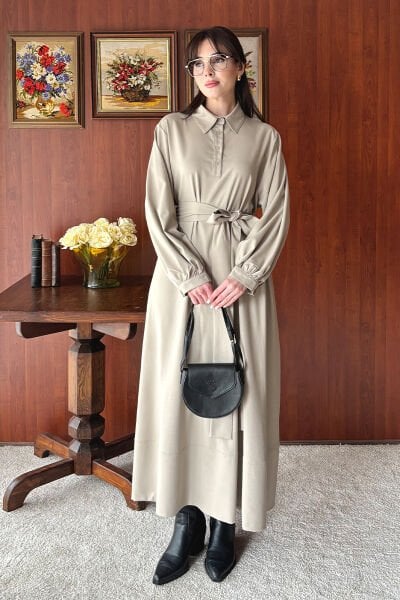 Vizon Vintage Elbise