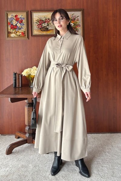 Vizon Vintage Elbise