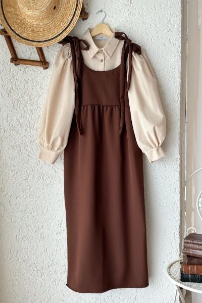 Acı Kahve Kolu Bağlamalı Jile