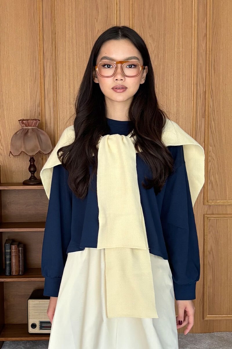 Tereyağ Sarısı Şal Atkı