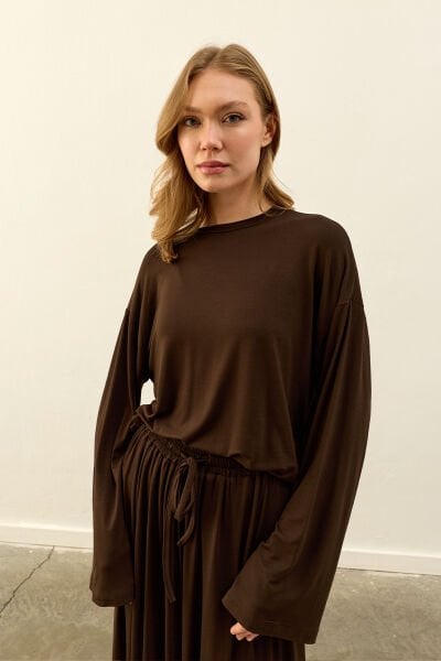Acı Kahve Viskon Tunik
