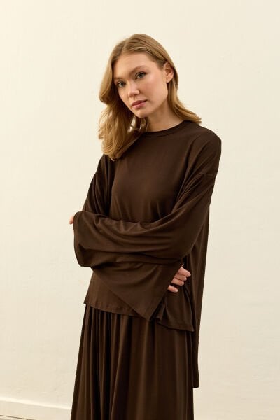 Acı Kahve Viskon Tunik
