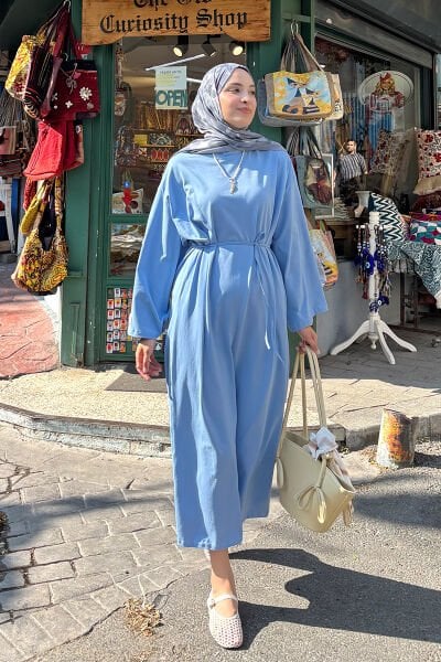 Mavi Süprem Basic Elbise