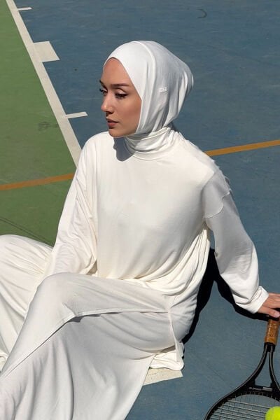 Ekru Viskon Athletic Bone