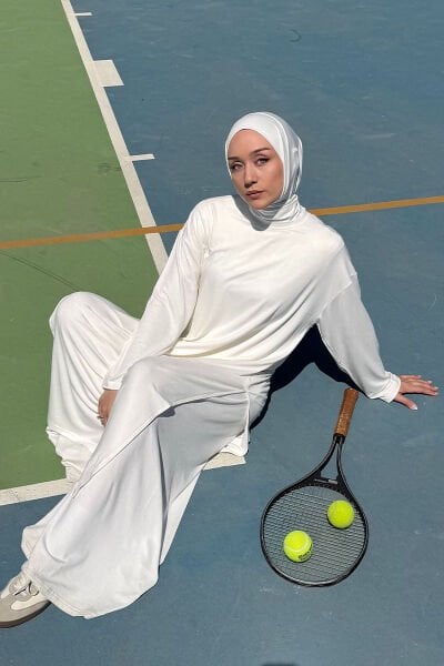 Ekru Viskon Athletic Bone