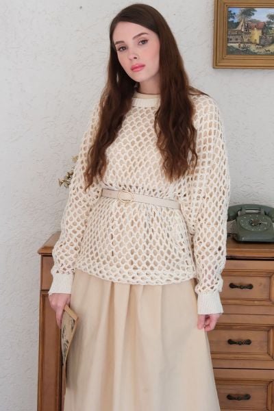 Krem File Triko Bluz
