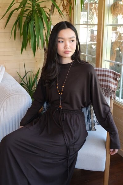 Acı Kahve Viskon Tunik