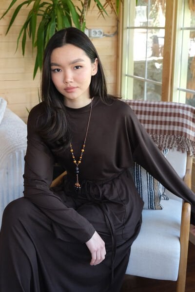 Acı Kahve Viskon Tunik