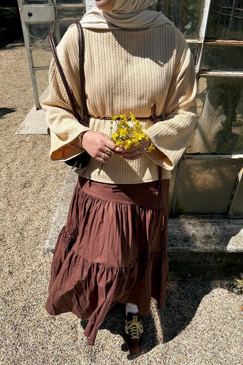 Soft Sarı Triko Crop