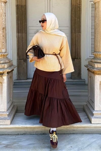 Soft Sarı Triko Crop