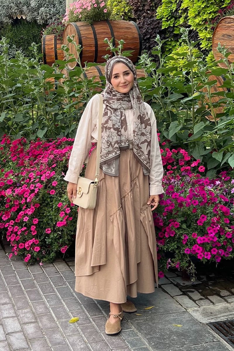 Karamel Koton Bohem Kat Etek / Bahar Ceylan