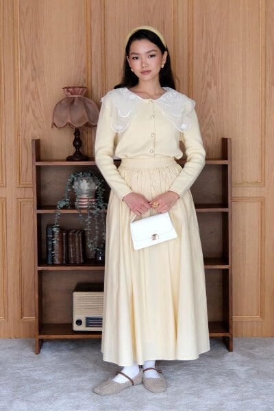 Tereyağ Sarısı Balon Etek