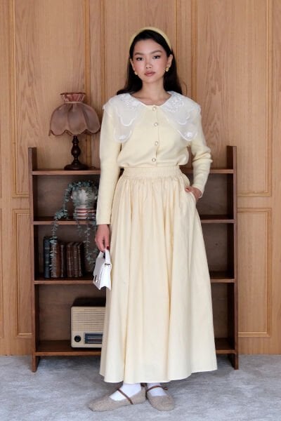 Tereyağ Sarısı Balon Etek