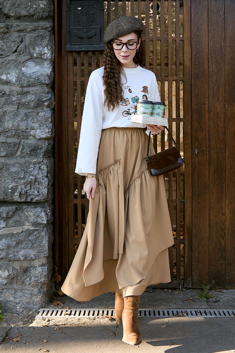 Karamel Poliviskon Bohem Kat Etek