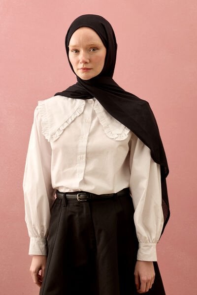 Siyah Pamuk Şal