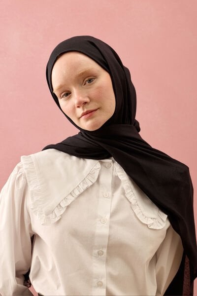 Siyah Pamuk Şal