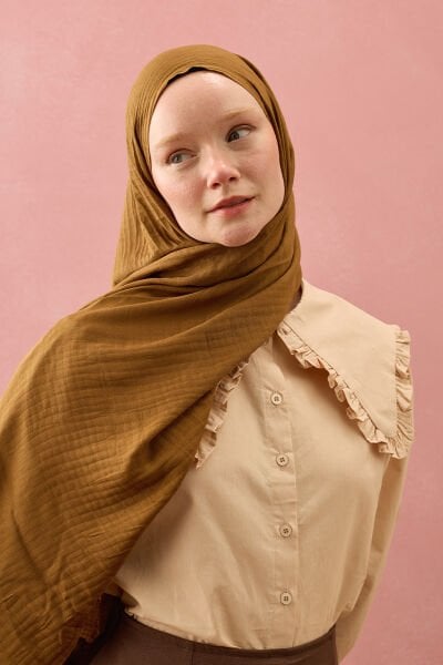 Karamel Müslin Şal