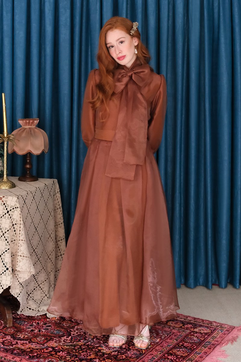 Kahverengi Fiyonk Abiye