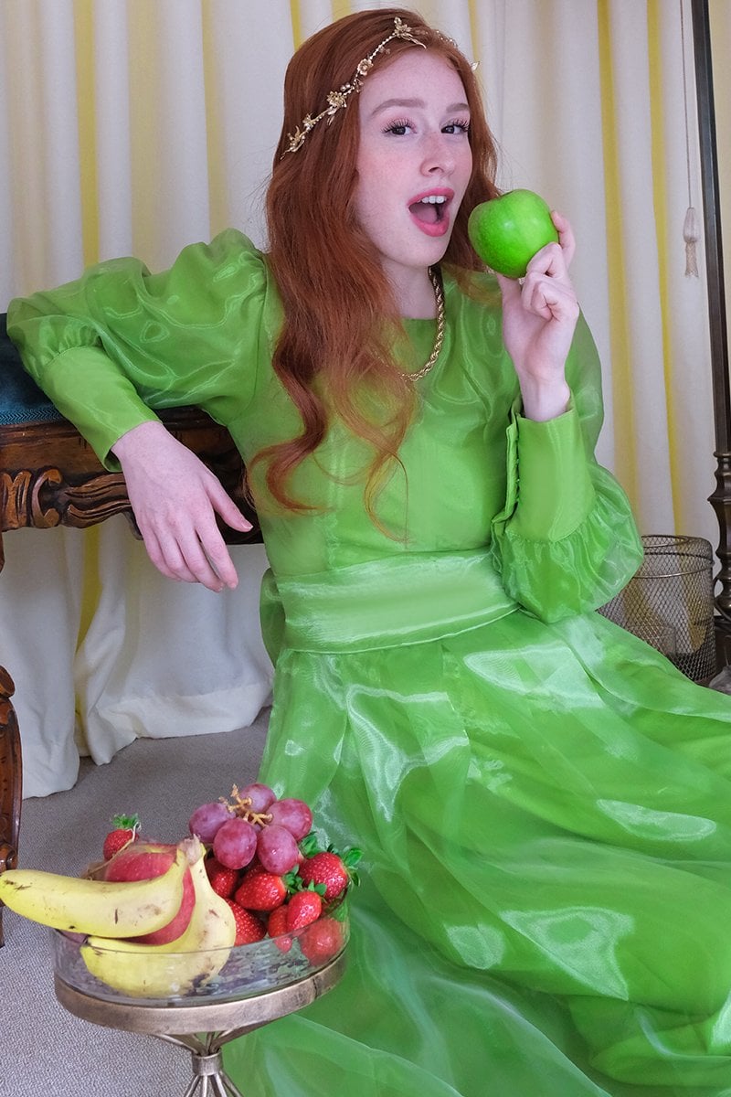 Fıstık Yeşili Fiyonk Abiye