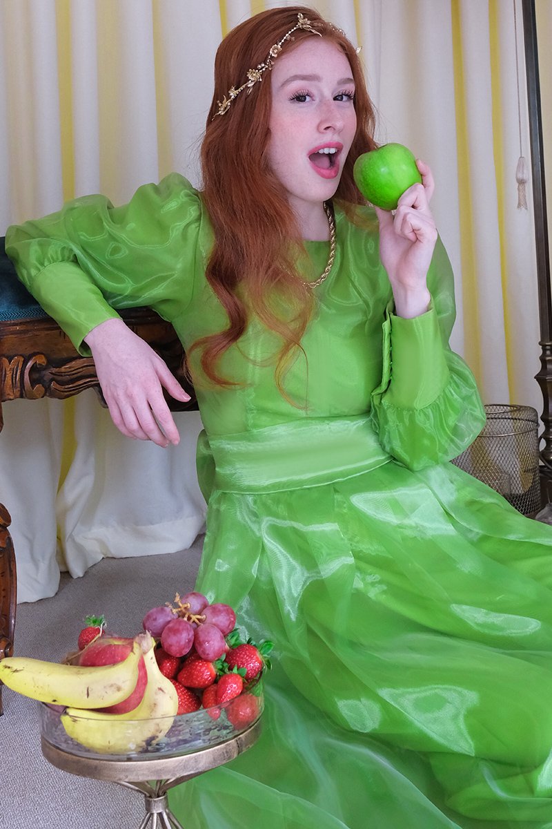 Fıstık Yeşili Fiyonk Abiye