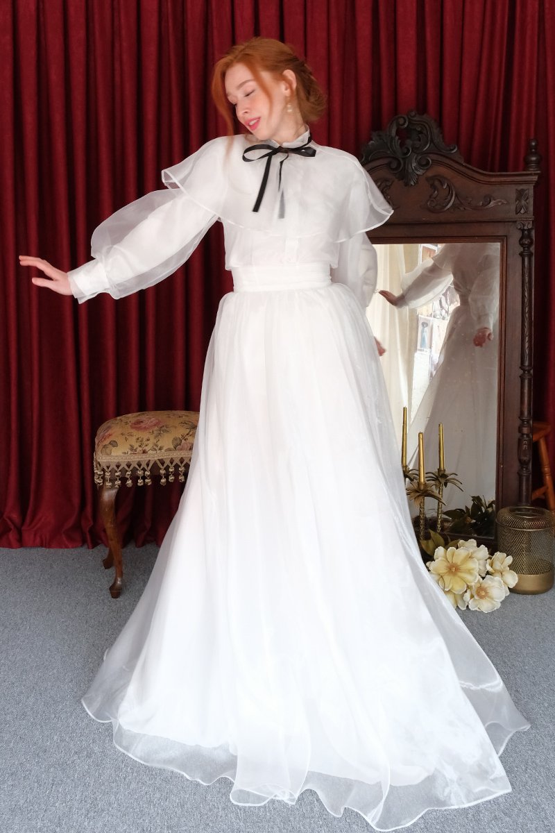 Beyaz Fransız Abiye Takım