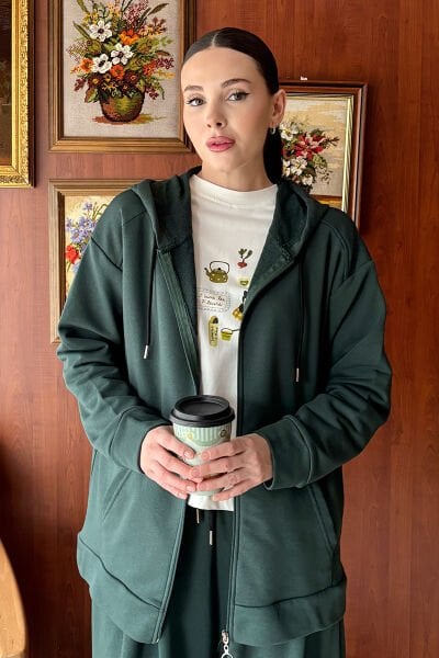 Zümrüt 3 İplik Basic Hırka