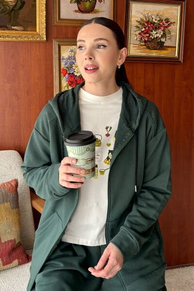 Zümrüt 3 İplik Basic Hırka