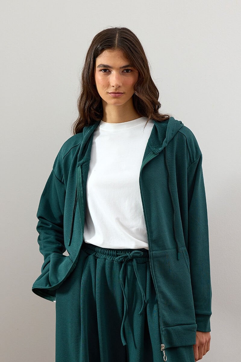 Zümrüt 3 İplik Basic Hırka