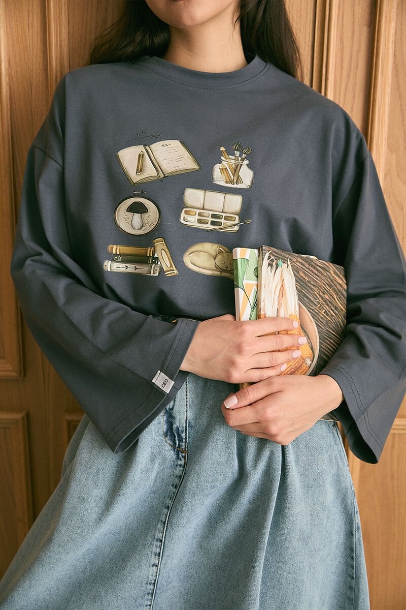 Antrasit Kitap Baskılı Basic Body