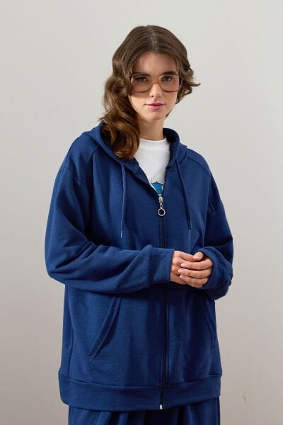 İndigo 3 İplik Basic Hırka