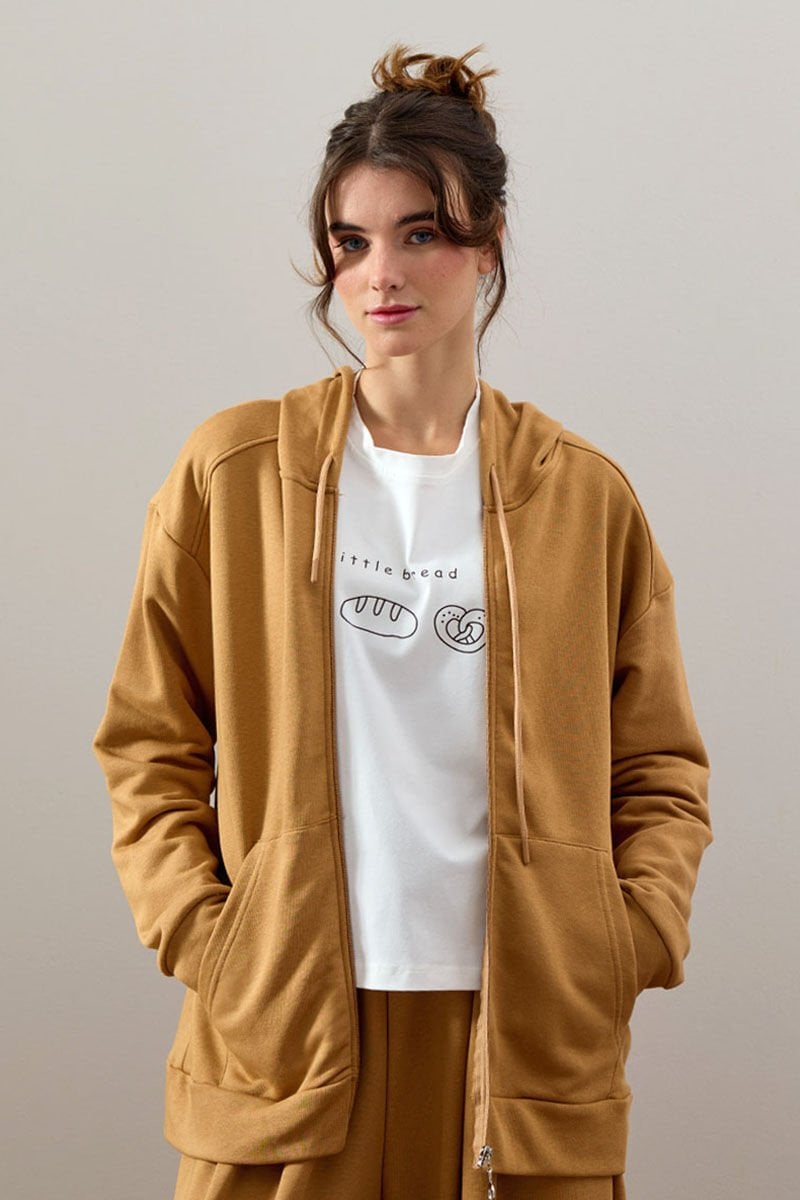 Karamel 3 İplik Basic Hırka