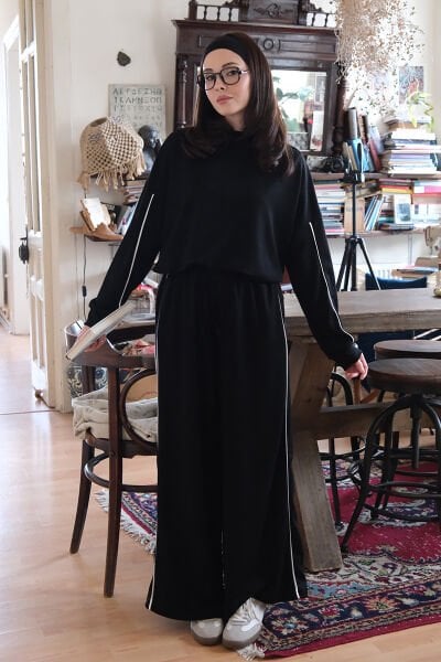 Siyah Oysho Biyeli Takım