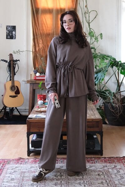 Vizon Oysho Fermuarlı Takım