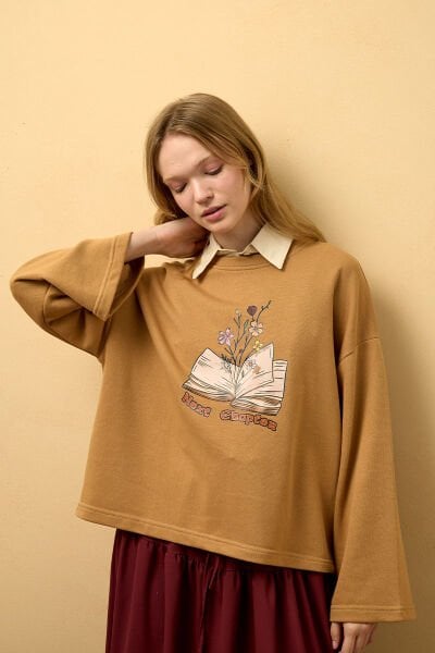 Karamel Baskılı 3 İp Body