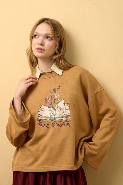 Karamel Baskılı 3 İp Body