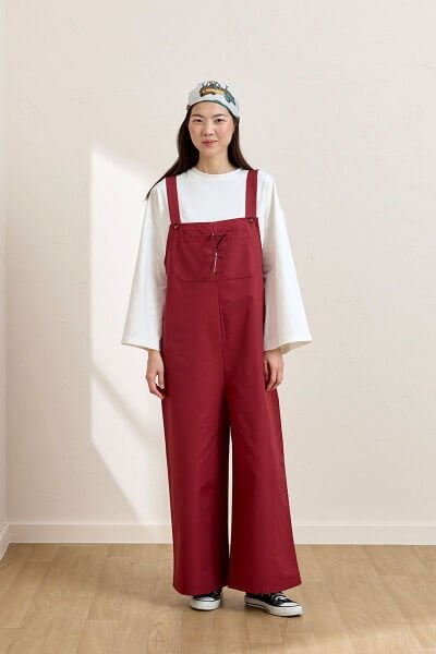 Bordo Keten Salopet Tulum