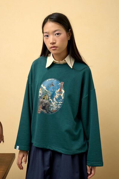 Zümrüt Baskılı 3 İp Body