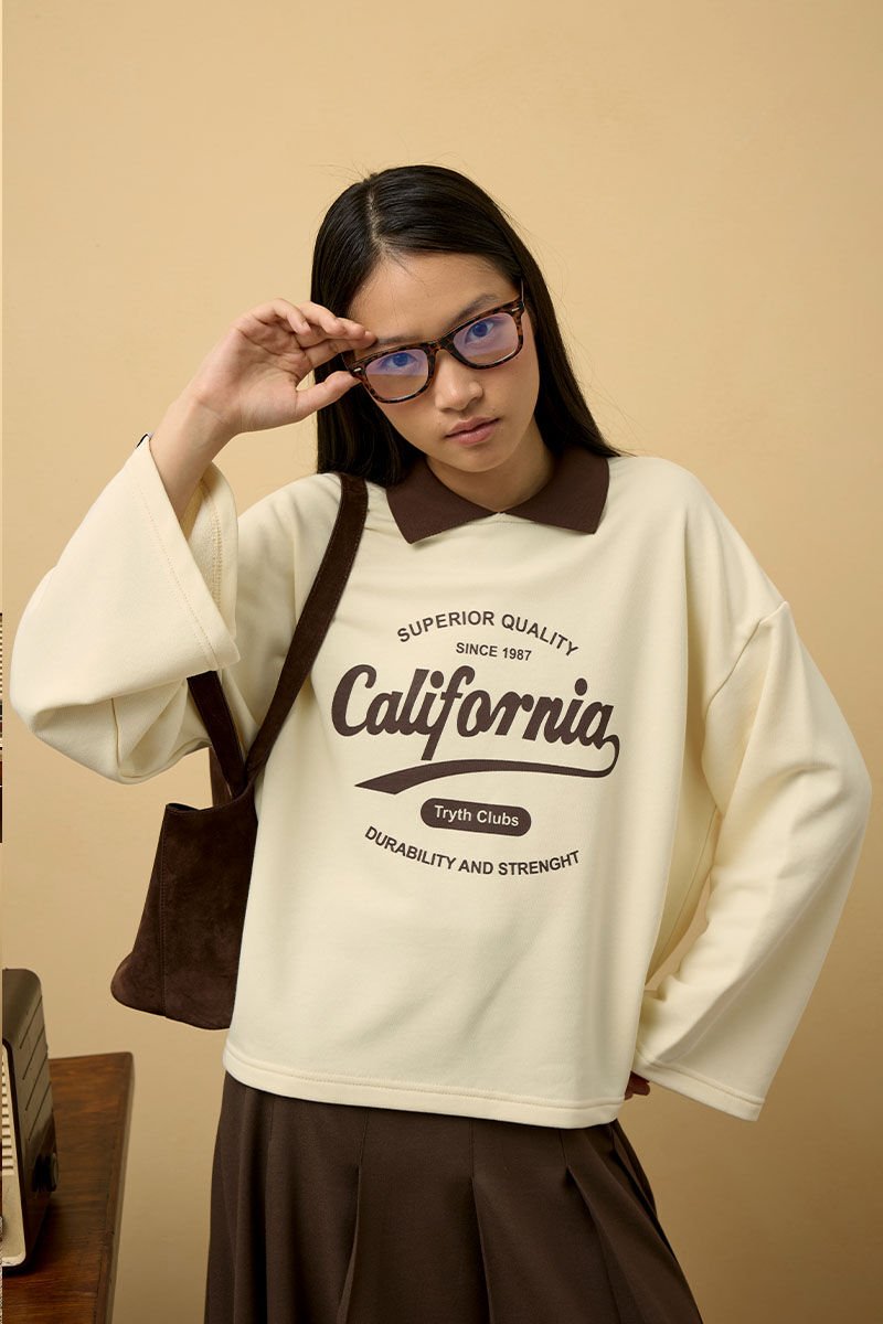 Tereyağ Sarısı California Baskılı 3 İp Body