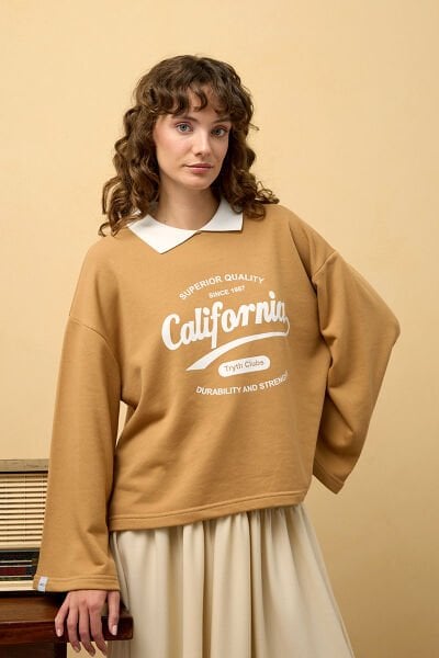 Karamel California Baskılı 3 İp Body