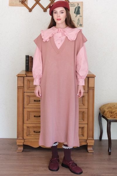 Gül Kurusu Triko Jile