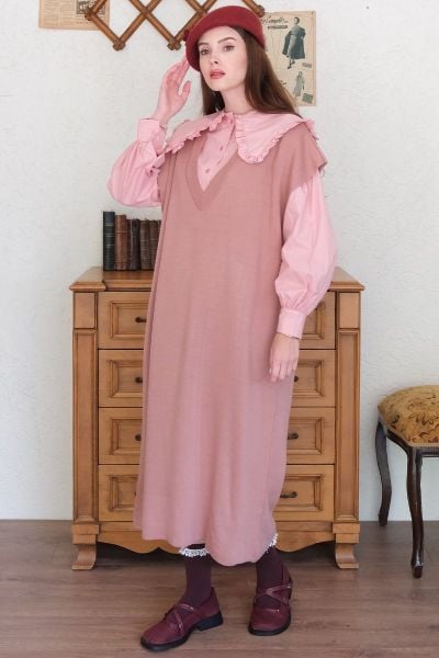 Gül Kurusu Triko Jile